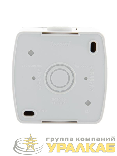 Выключатель 1-кл. ОП Nata 10А IP20 бел. LEZARD 