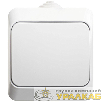 Переключатель проходной 1-кл. ОП Этюд 10А IP44 10AX бел. SE 