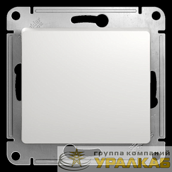 Переключатель проходной 1-кл. СП Glossa 10А IP20 (сх. 6) 10AX механизм бел. SE 