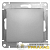 Переключатель проходной 1-кл. СП Glossa 10А IP20 (сх. 6) 10AX механизм алюм. SE 