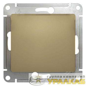 Переключатель проходной 1-кл. СП Glossa 10А IP20 (сх. 6) 10AX механизм титан SE 