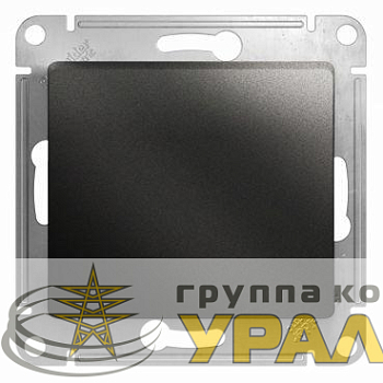 Переключатель проходной 1-кл. СП Glossa 10А IP20 (сх. 6а) 10AX механизм антрацит SE 