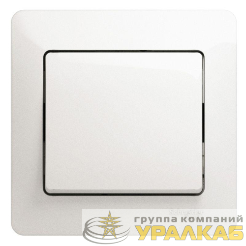 Выключатель 1-кл. СП Glossa 10А IP20 (сх. 1) 10AX в сборе перламутр. SE 