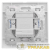 Выключатель 1-кл. СП Минск 10А IP20 бел. Basic EKF 