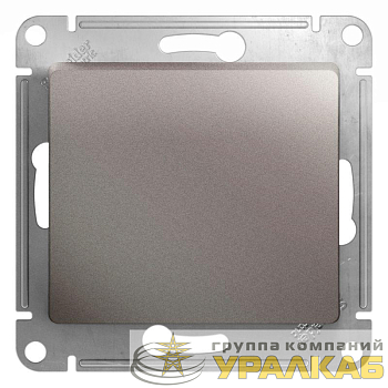 Переключатель проходной 1-кл. СП Glossa 10А IP20 (сх. 6) 10AX механизм платина SE 