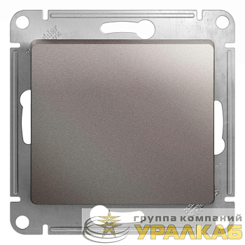 Выключатель 1-кл. СП Glossa 10А IP20 (сх. 1) 10AX механизм платина SE 
