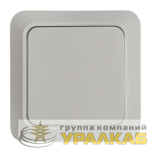 Выключатель 1-кл. ОП Bolleto 10А IP20 7021 бел. ASD / IN HOME 