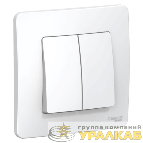 Выключатель 2-кл. СП Blanca 6А IP20 (сх. 5) 250В бел. SE 
