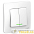 Выключатель 2-кл. СП Blanca 10А IP20 (сх. 5) 250В с подсветкой бел. SE 