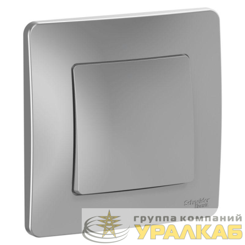 Переключатель проходной 1-кл. СП Blanca 10А IP20 (сх. 6) 250В алюм. SE 