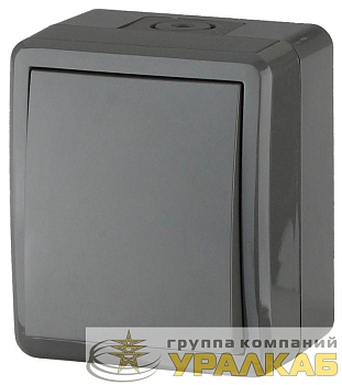 Выключатель 1-кл. ОП Эра Эксперт 10А IP54 11-1401-03 250В 10AX сер. Эра 