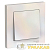 Выключатель 1-кл. СП AtlasDesign 10А IP20 (сх. 1) 10AX в сборе жемчуж. SE 
