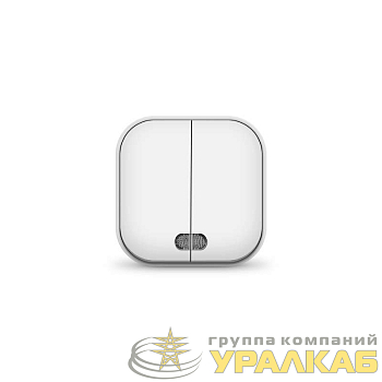Выключатель 2-кл. 1п ОП 10А IP20 с подсветкой бел. IONICH 