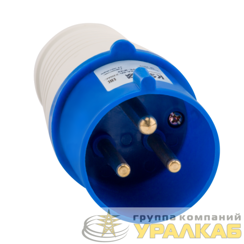 Вилка кабельная 023 32А 220AC 2P+PE 6ч IP44 КЭАЗ 