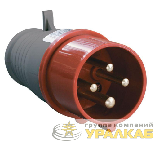 Вилка эл. каб. 16А 3P+PE 380В IP44 ССИ-014 IEK 