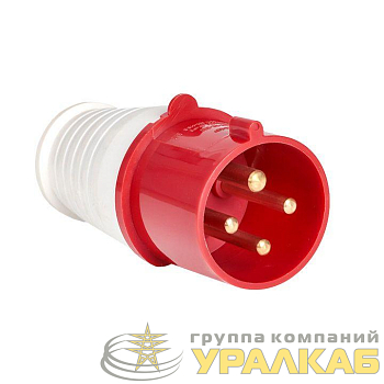 Вилка переносная 024 32А 3P+PE 380В IP44 EKF 
