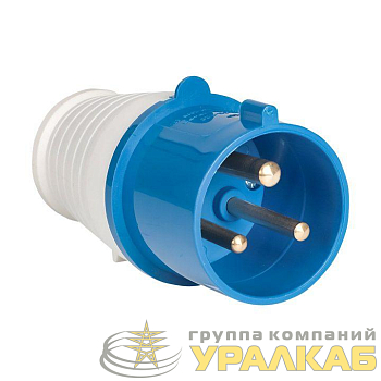 Вилка переносная 023 32А 2P+PE 220В IP44 EKF 