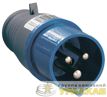 Вилка эл. каб. 16А 2P+PE 16А 220В IP44 ССИ-013 IEK 