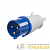 Вилка переносная 023 32А 2P+PE 220В IP44 ВП-102 DEKraft 