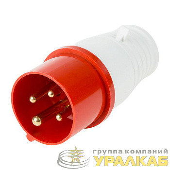 Вилка 014 переносная 3Р+РЕ 16А 380В IP44 Rexant 
