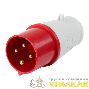 Вилка 024 переносная 3Р+РЕ 32А 380В IP44 Rexant 