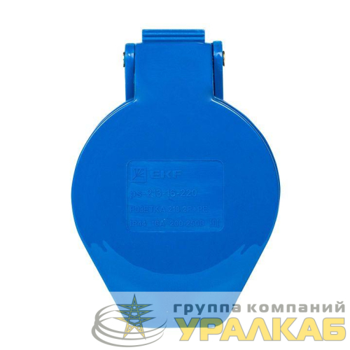 Розетка кабельная 16А 220В 2P+РЕ IP44 (213) EKF 