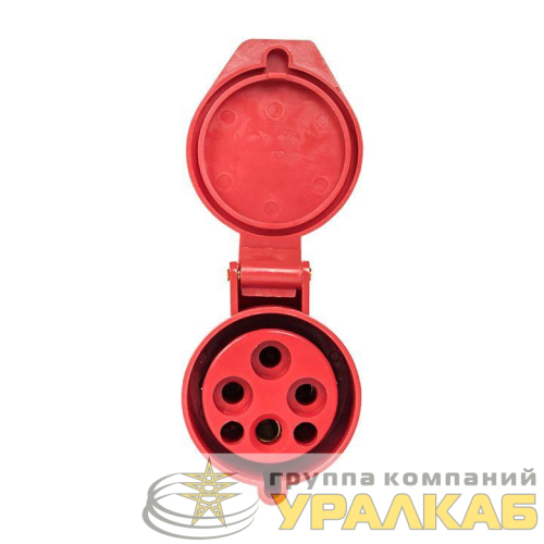 Розетка кабельная 16А 380В 3P+РЕ IP44 (214) EKF 