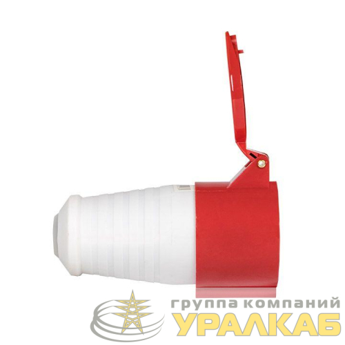 Розетка кабельная 16А 380В 3P+РЕ IP44 (214) EKF 