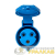 Розетка кабельная 32А 220В 2P+E IP44 (223) EKF 