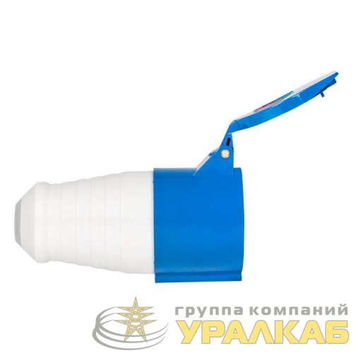 Розетка кабельная 32А 220В 2P+E IP44 (223) EKF 