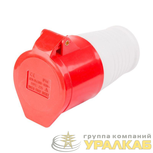 Розетка 225 переносная 3Р+РЕ+N 32А 380В IP44 Rexant 