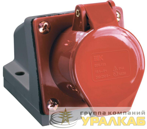 Розетка ОП 32А 380В 3P+PЕ ССИ-124 IP44 IEK 