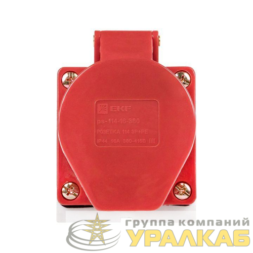 Розетка наружн. уст. 16А 3P+PE IP44 (114) EKF 