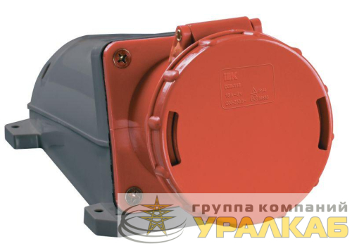 Розетка ОП 63А 380В 3P+PЕ ССИ-134 IP54 IEK 