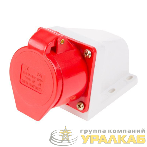 Розетка стационарная 115 16А 3Р+РЕ+N 380В IP44 Rexant 