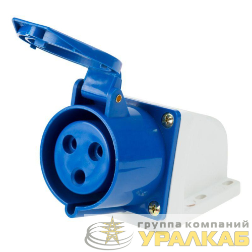 Розетка 123 стационарная 2P+PE 32А 220В IP44 Rexant 