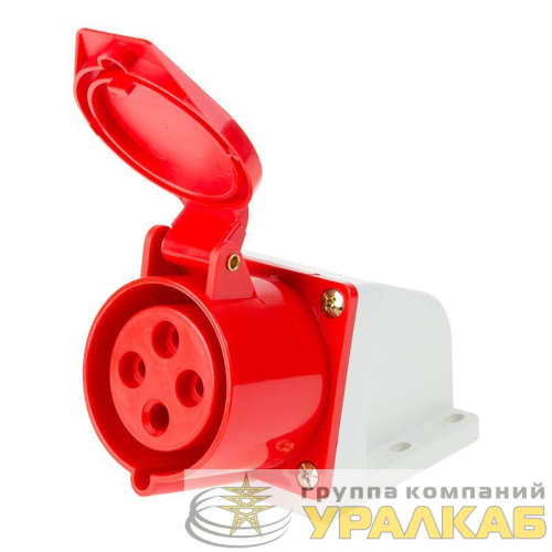 Розетка 124 стационарная 3Р+РЕ 32А 380В IP44 Rexant 