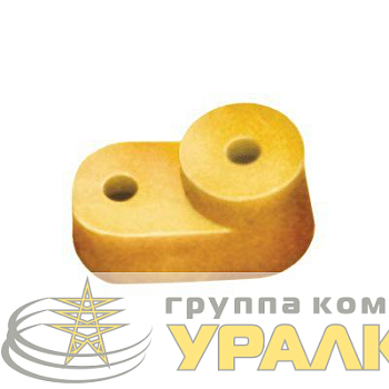 Изолятор угловой для нулевой шины желт. IEK 
