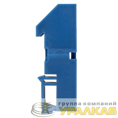 Изолятор на DIN-рейку син. EKF 