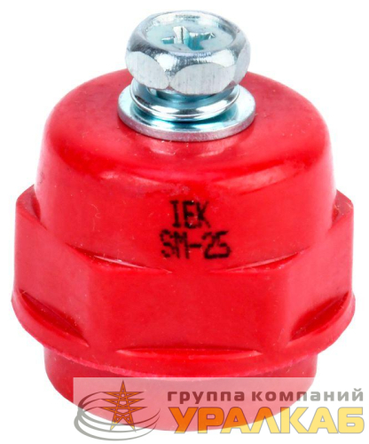 Изолятор SM25 (М6) силовой с болтом IEK 