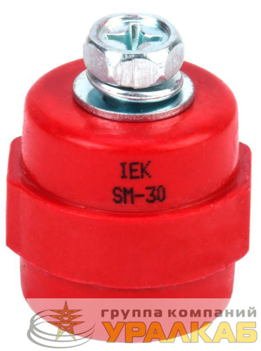 Изолятор SM30 (М8) силовой с болтом IEK 