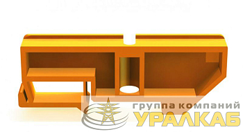 Изолятор для установки нулевой шины на DIN-рейке DEKraft 