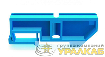 Изолятор для установки нулевой шины на DIN-рейке DEKraft 