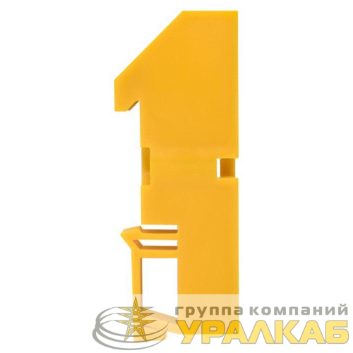 Изолятор на DIN-рейку желт. PROxima EKF 