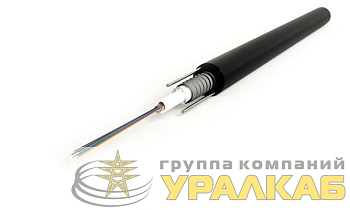 Кабель FO-SRA-OUT-9S-8-PE-BK волоконно-оптический 9/125 (SMF-28 Ultra) одномод. 8 волокон single loose tube гелезаполн. с силовыми элементами бронир. гофриров. стал. лентой внешний PE (-50град.C - +70град.C) черн. Hyperline 