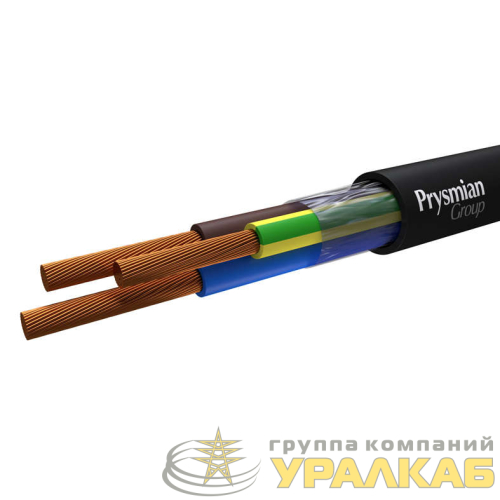Провод ПВС 3х1.5 Ч ПЭТ-ПЛЕНКА (бухта) (м) РЭК-PRYSMIAN 