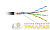 Кабель витая пара F/UTP кат.5E 4х2х24AWG solid PE Outdoor FUTP4-C5E-S24-OUT-PE-BK-500 черн. (м) Hyperline 