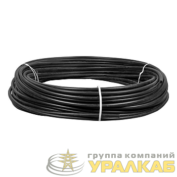 Труба гладкая ПНД жесткая d16мм черн. (уп.100м) PROxima EKF 
