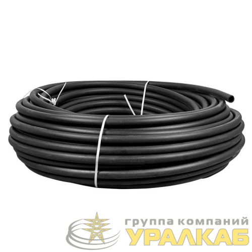 Труба гладкая ПНД жесткая d32мм черн. (уп.100м) PROxima EKF 