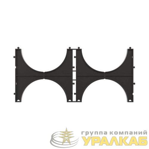 Кластер двойной для двустен. труб d110мм DKC 
